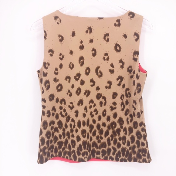 The Look Randolph Duke Reversible Leopard/Pink Top - Picture 2 of 6